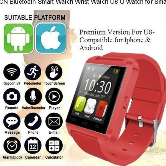 CN Bluetooth Smart Watch Watch U8 for Smart Phone - Picture 1 of 1